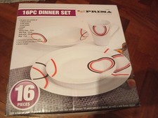 16PC DINNER SET KITCHEN PLATE
