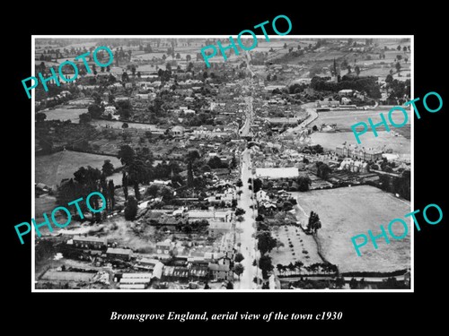 Bromsgrove england aerial view - bromsgrove,