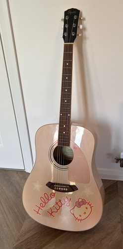 Fender squier hello kitty - by,