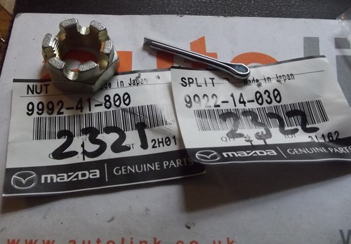 Ball joint castle nut and