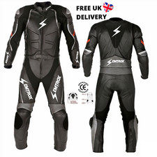 Mens black motorbike race - black, gear