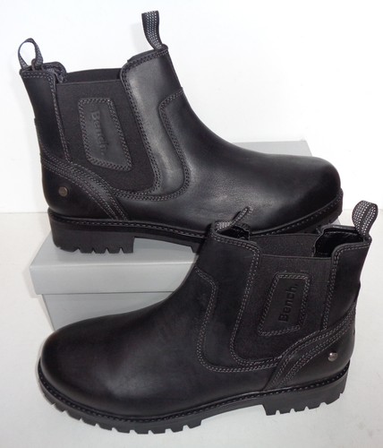 Bench mens black leather - mens, boots