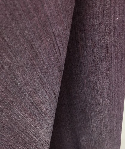 Aubergine crepe effect