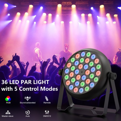 4pcs 36led rgb par - 4pcs,