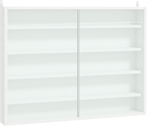 Homcom tier wall mounted - homcom, 5-tier