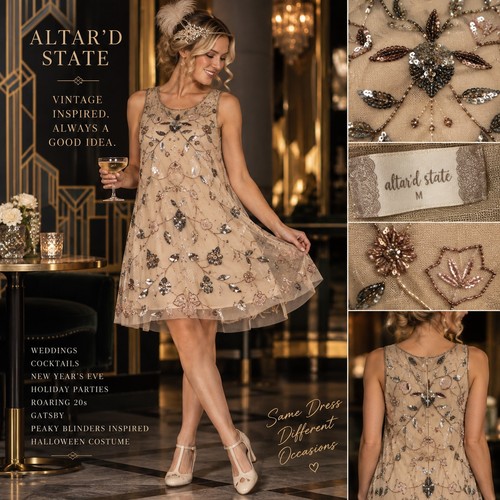 Altar state beaded sequin - state,