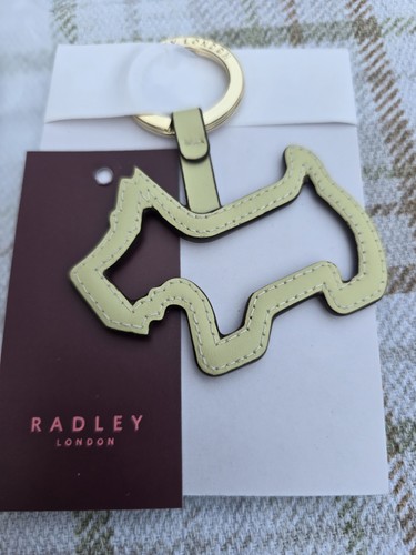 Radley leather shadow keyring - radley,
