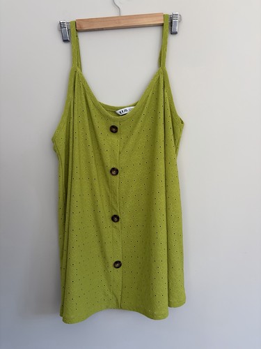 Yours clothing green top - green,