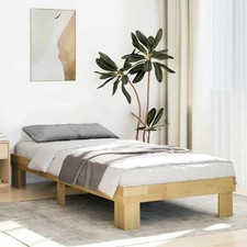Bed frame Solid oak 80x200 cm