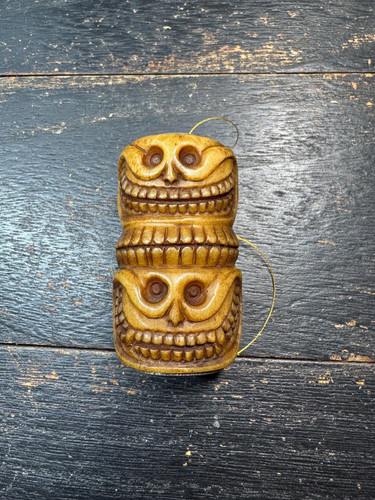 Large hand carved - large, bone