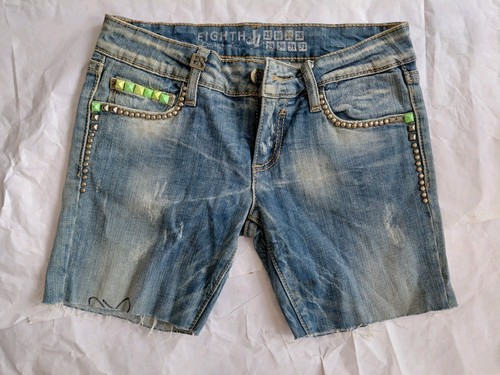 Ladies denim shorts - denim, 27