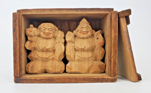 Japan vintage wood carving - japan,