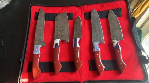 Damascus steel knife set - sk-20,