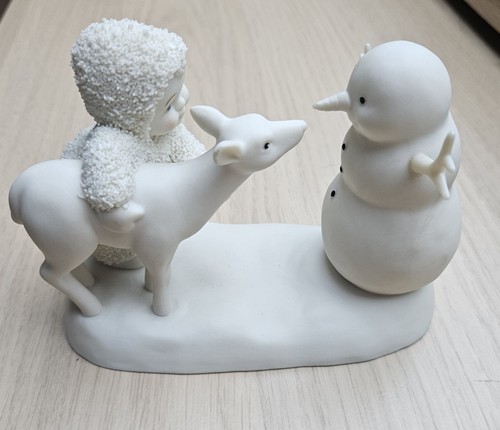 Snowbabies deer friends - deer,