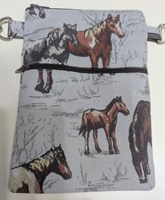 Phone / Crossbody bag In Cath Kidston Horses  Fabric