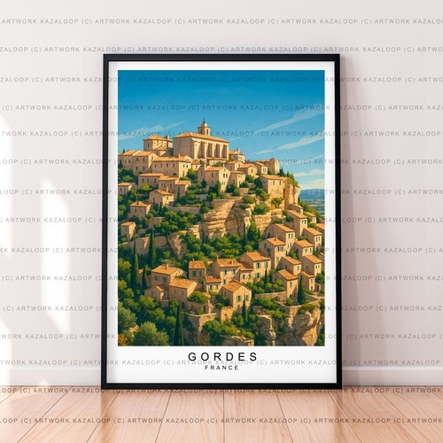 Gordes france unframed - gordes,