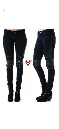 Tripp zipper skinny jeans - skinny, pvc