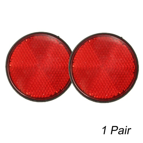 Pair round red - 1, 2''