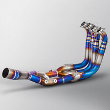 Blue Exhaust System Header Pipe Slip On 60mm For BMW S1000RR 2019-2023