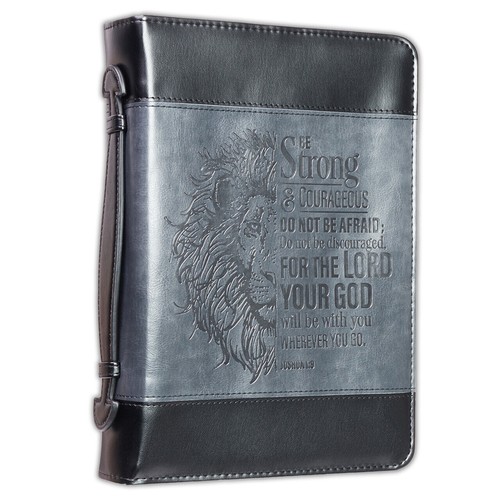 Bible cover medium - lion, be