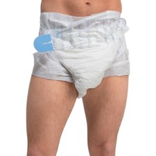 Adult BIG BABY NAPPY + PIN Fancy Dress Costume Mens Stag Night Party Novelty
