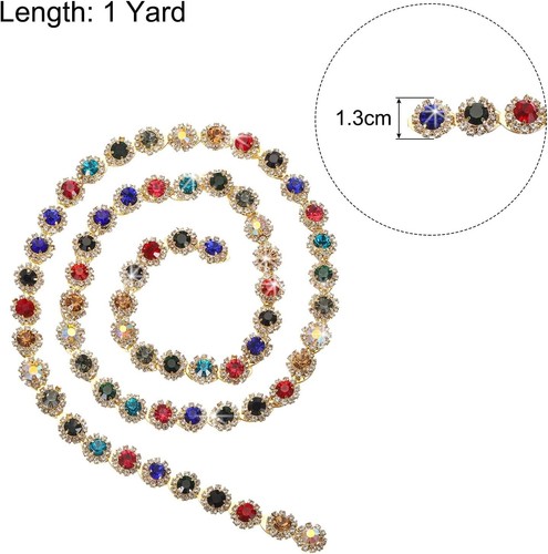 Yard rhinestone chain trim - 1,