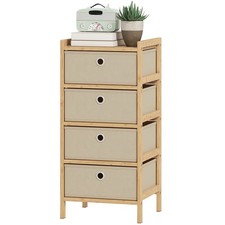 HOMCOM Fabric Chest of