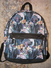 Official Disney Villains Backpack Bag Rucksack  See Pictures