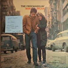 Bob Dylan The Freewheelin' Vinyl Record VG+/VG+ BPG 62193 1963 1st Press 
