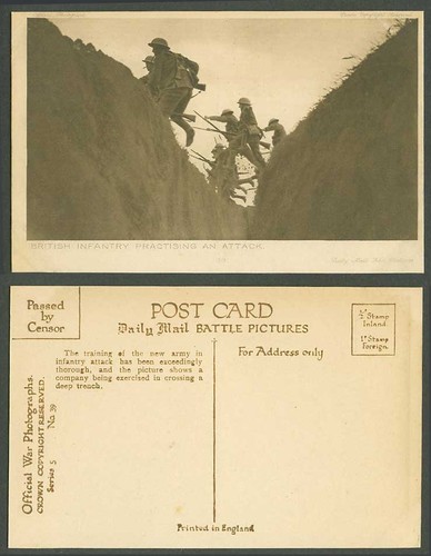 Ww1 daily mail old - mail, postcard