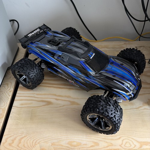 Traxxas rustler 4x4 vxl blue - traxxas,