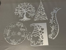Christmas shaped die cuts for craft and card making