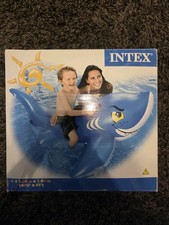 Intex Inflatable Friendly Shark Ride On Rare Pool Float