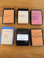 6 Vintage Rock Lot 8 Track
