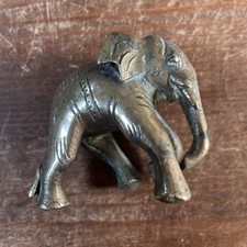 small vintage brass elephant. 