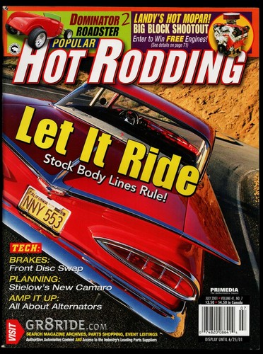 June 2001 popular hot - hot, rodding