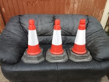 Orange Traffic Road Cone Heavy Duty Orange High Visibility HAZARD WARNING
