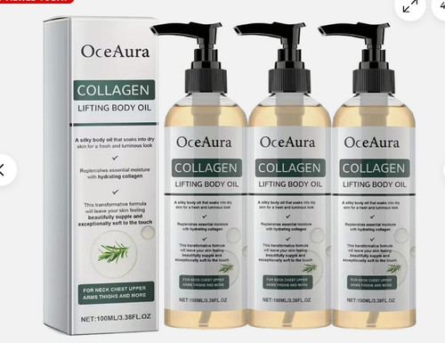 Oceaura collagen body oil - collagen,