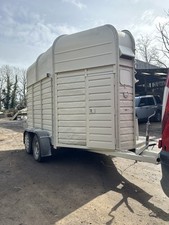 Rice Double Horse Trailer/Box -Sandblasted & Epoxy Primed + New Axels + Serviced