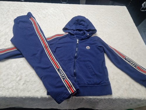 Moncler boys tracksuit navy - moncler,