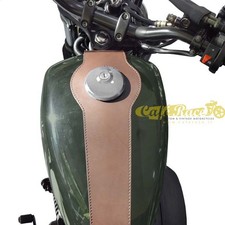 Tank cover SPAAN in leather