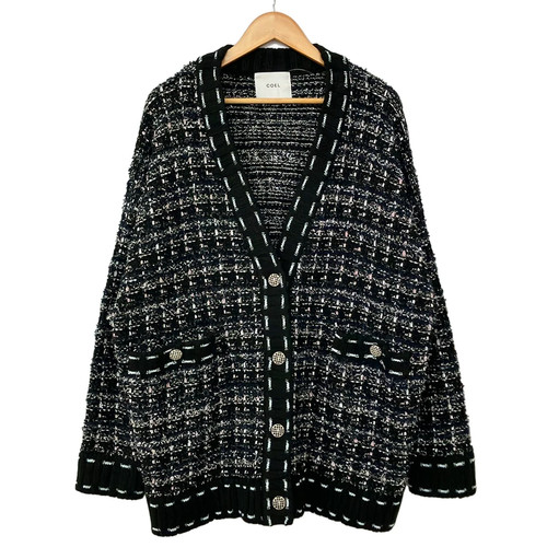 Coel black navy white - navy, women's