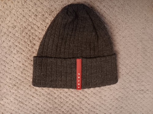 Prada beanie gray medium - , used