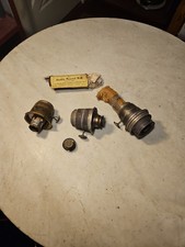 Antique ALADDIN Kerosene Lamp Burner Parts Model B & A & 23 Trimmer Wick Box