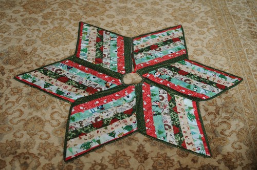 Christmas tree skirt - tree, skirt,