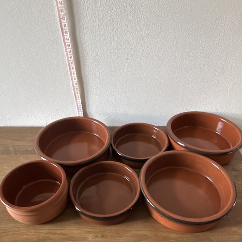 Vintage terracotta oven dishes - terracotta,
