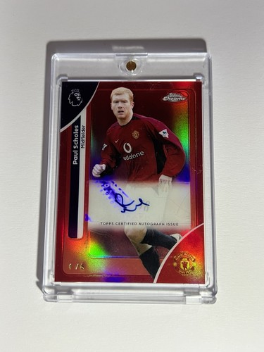 Paul scholes autograph - scholes, 1/5
