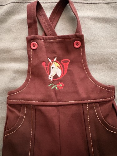 Vintage 1970s girls brown - 1970s,