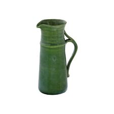 RYE Pottery Sussex Rustic Ware MINIATURE Green Lustre STRAIGHT SIDED JUG 3 1/8"