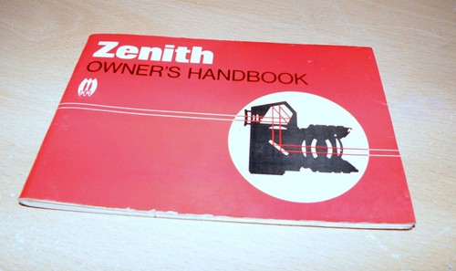 Original manual for zenith slr - original,